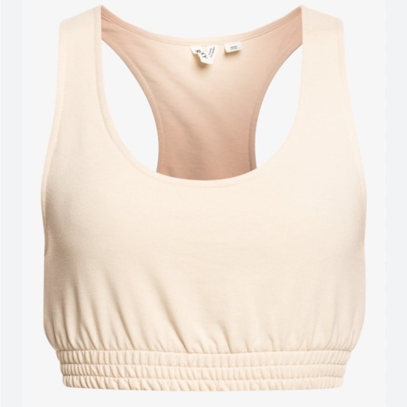Roxy Beige Bralette size S. GUC. Comfortable. A bit roomy. - Picture 1 of 9